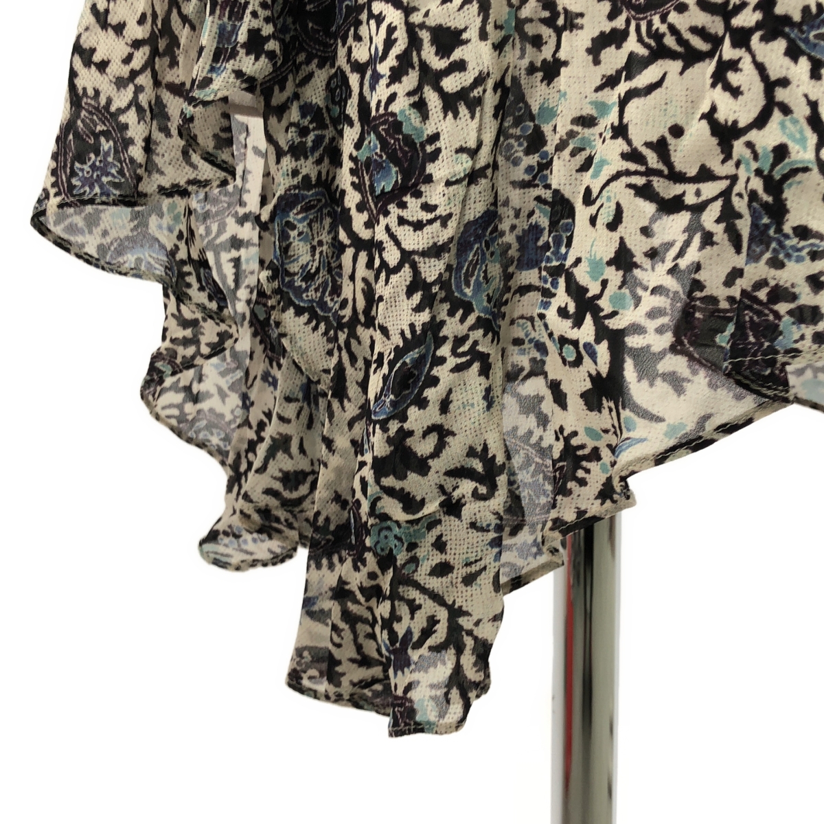 ISABEL MARANT ETOILE / イザベルマランエトワール レーヨン ペイズリー 総柄 フレアワンピース