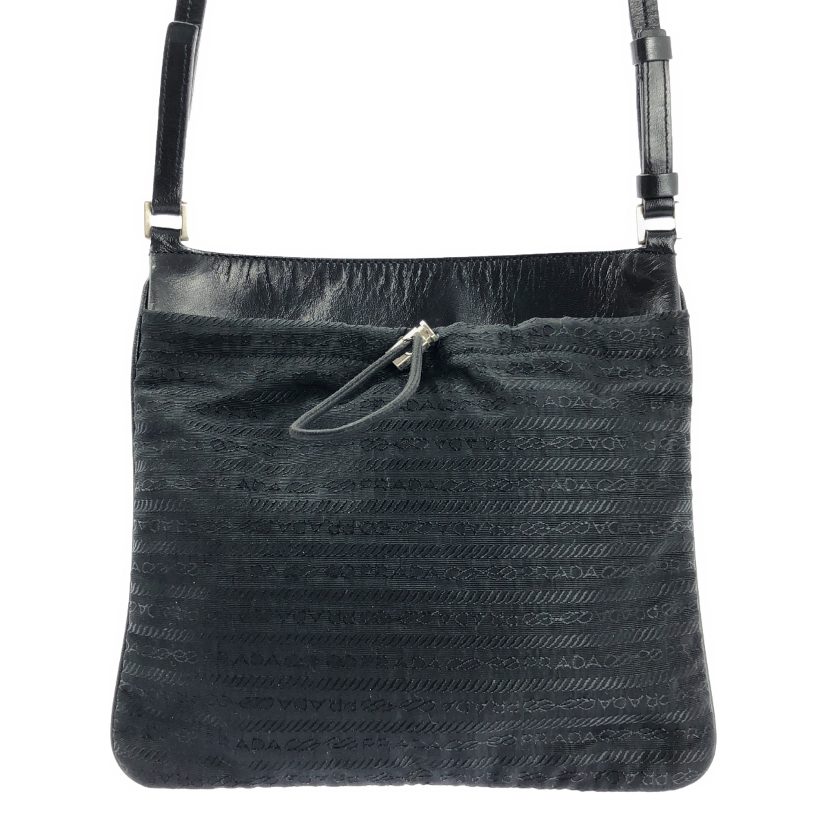 PRADA / プラダ 総柄 ロゴ ショルダーバッグ / B9378