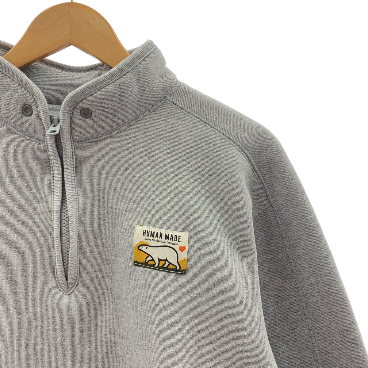 HUMAN MADE / ヒューマンメイド ハーフジップ フリーススウェット