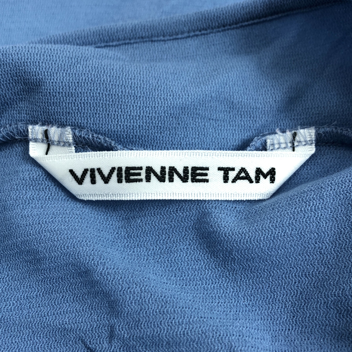 VIVIENNE TAM / ヴィヴィアンタム フラワー エンブロイダリー ハイネック チャイナ ブラウス