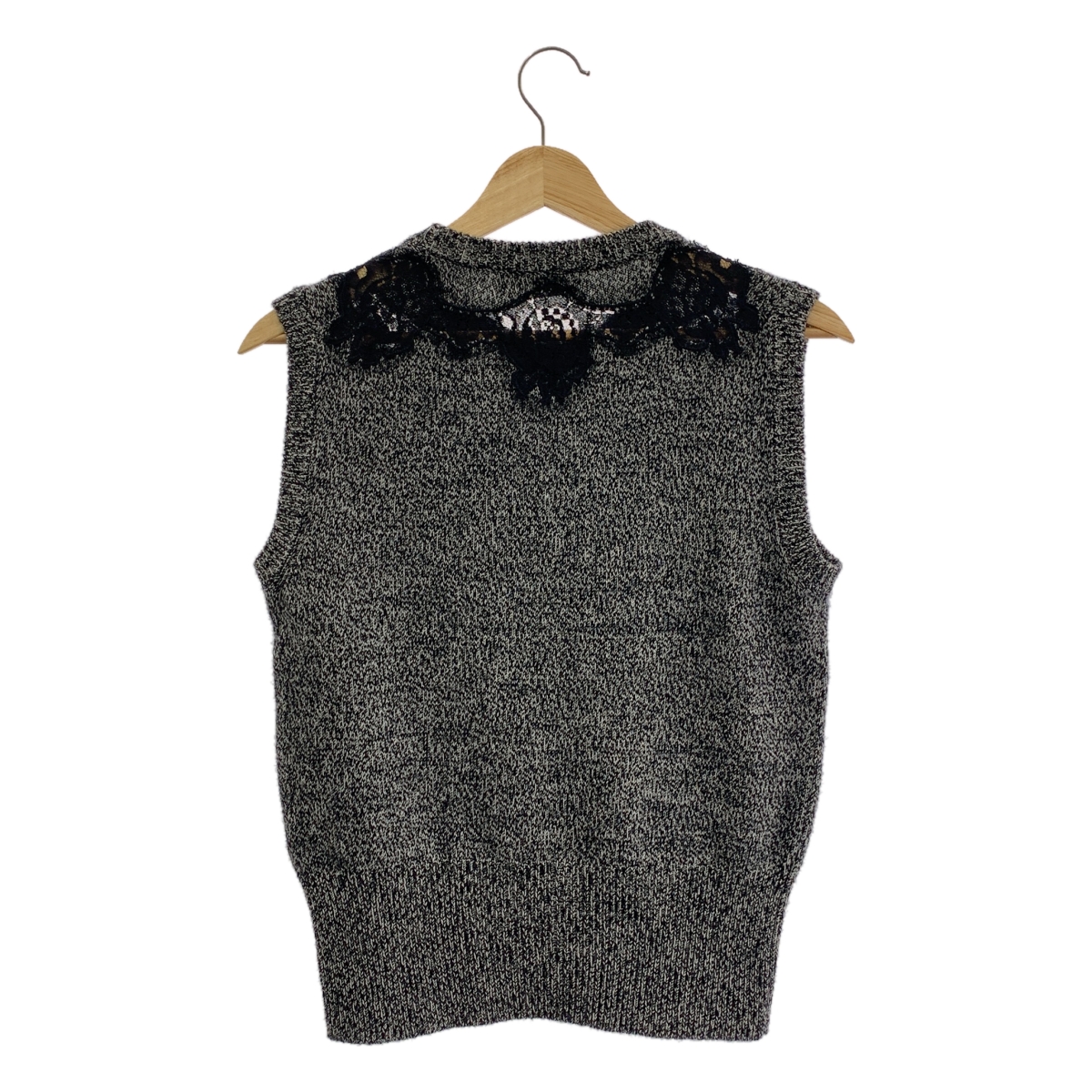 DOLCE&GABBANA / ドルチェ&ガッバーナドルガバ カシミヤ コットン レース ニットベスト
