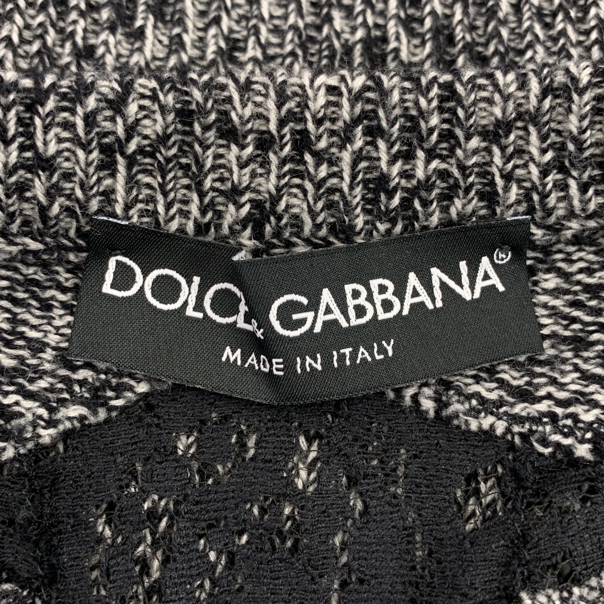DOLCE&GABBANA / ドルチェ&ガッバーナドルガバ カシミヤ コットン レース ニットベスト