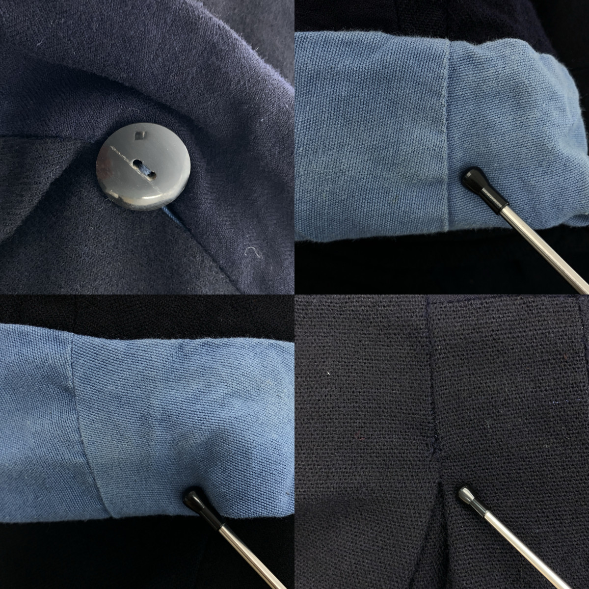 RICORRROBE / リコローブ ウール パッチワーク ショールカラー オーバー コート / 総裏地