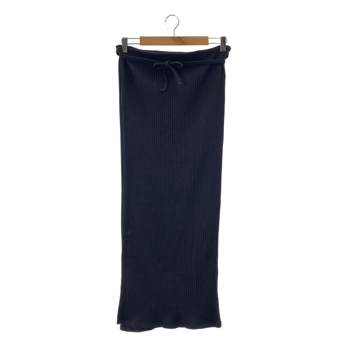 BASErange / ベースレンジ BRIG SKIRT / リブ ラップ 巻きスカート