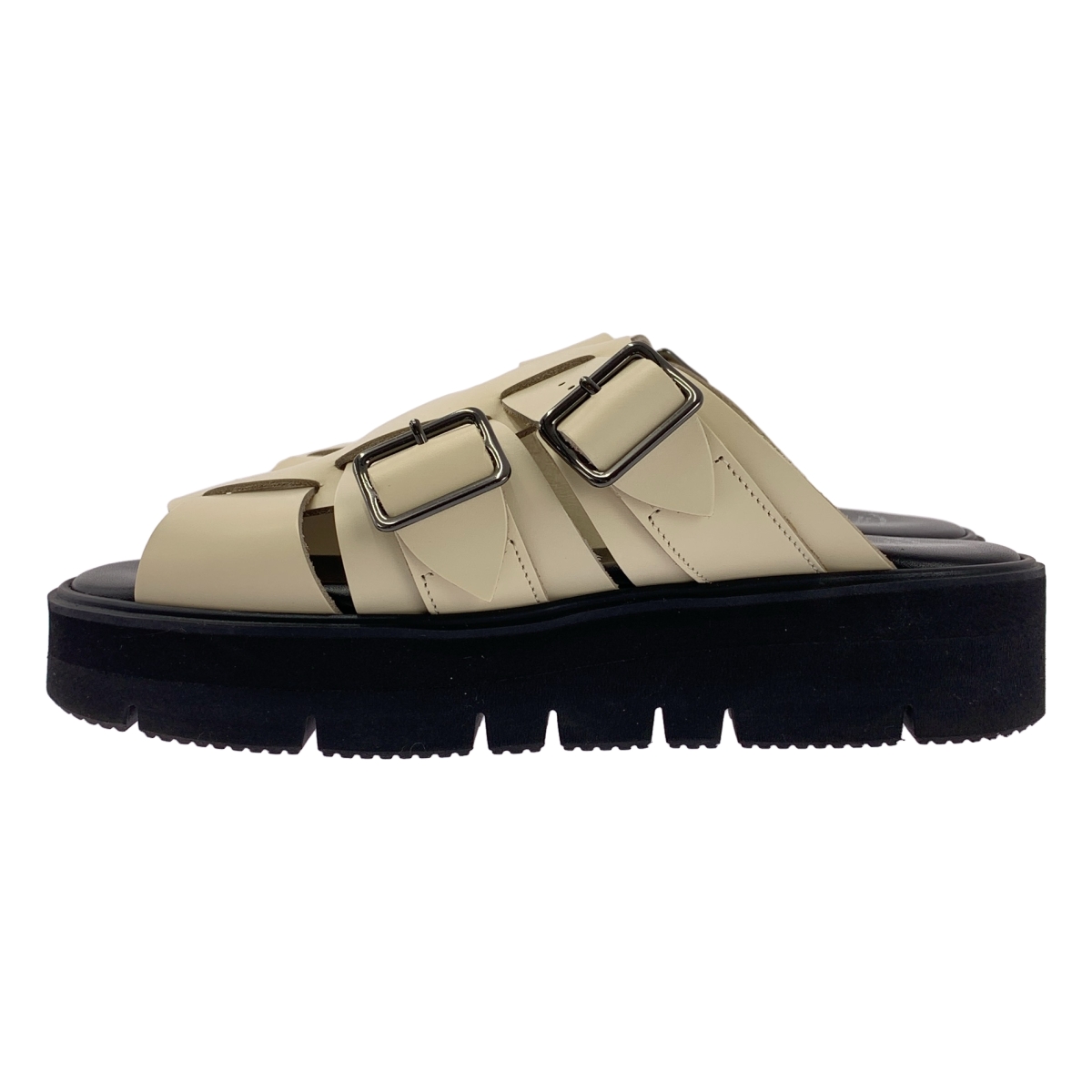 その他 レザー ダブルストラップ サンダル シューズ