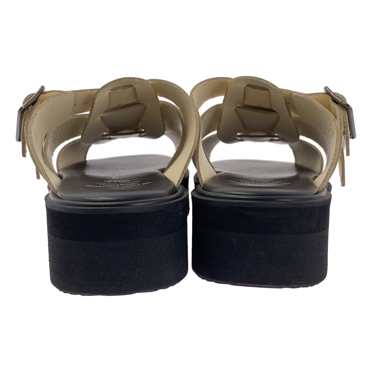 その他 レザー ダブルストラップ サンダル シューズ