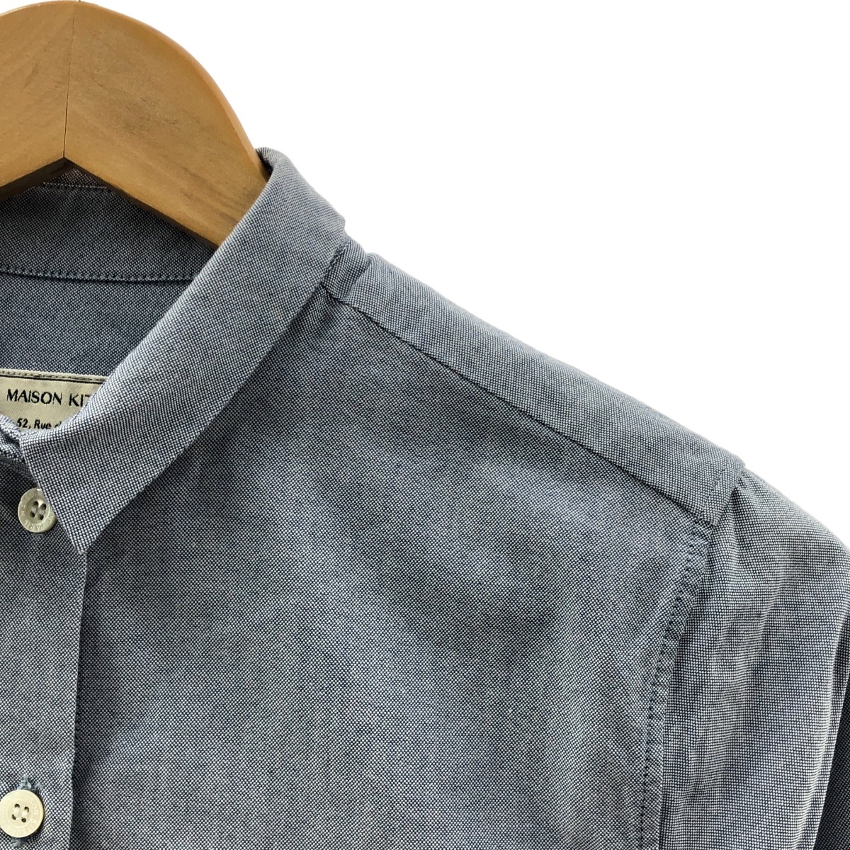 MAISON KITSUNE / メゾンキツネ コットン エンブロイダリー ロゴボタン シャツ ブラウス