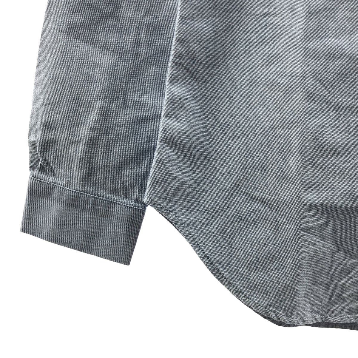 MAISON KITSUNE / メゾンキツネ コットン エンブロイダリー ロゴボタン シャツ ブラウス