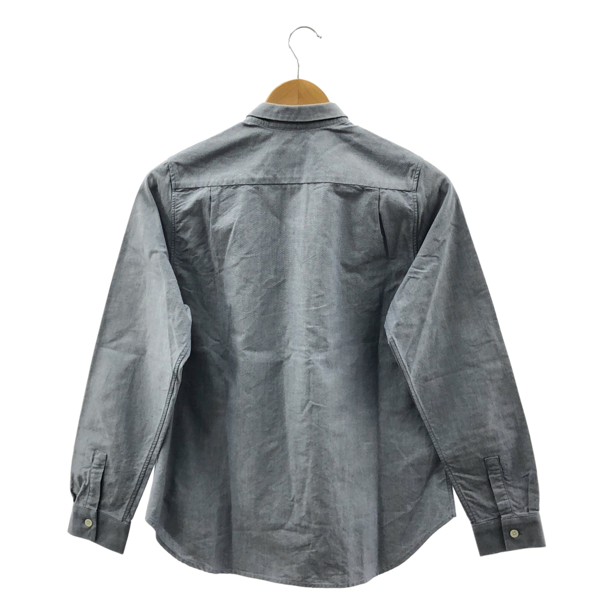 MAISON KITSUNE / メゾンキツネ コットン エンブロイダリー ロゴボタン シャツ ブラウス