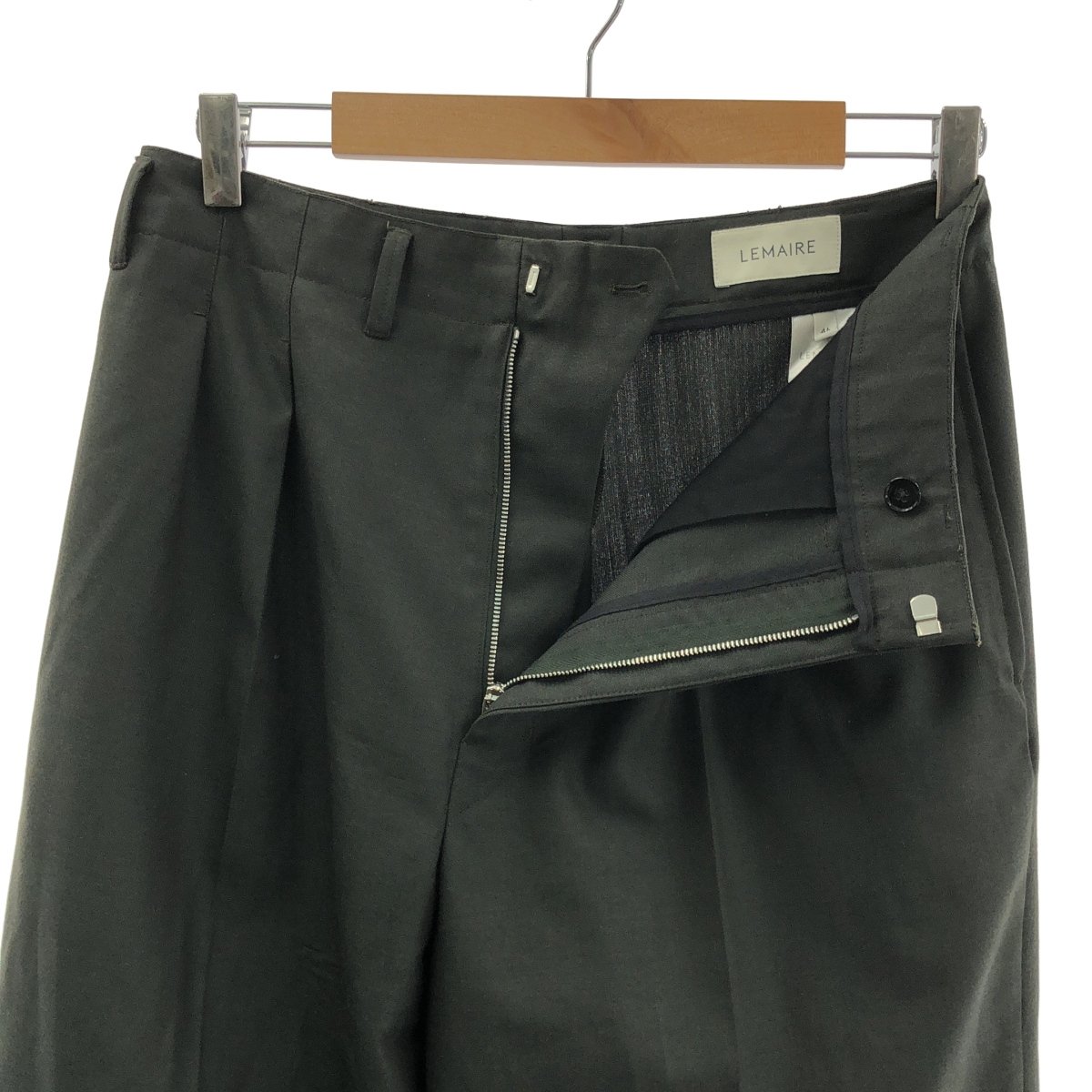 LEMAIRE / ルメール 2PLEATS PANTS ウール ポリエステル 2プリーツ スラックス パンツ