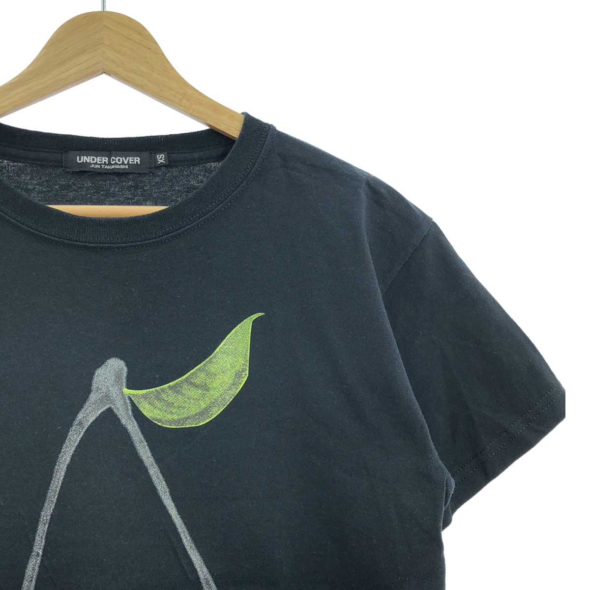 その他 スカルチェリー プリント Tシャツ