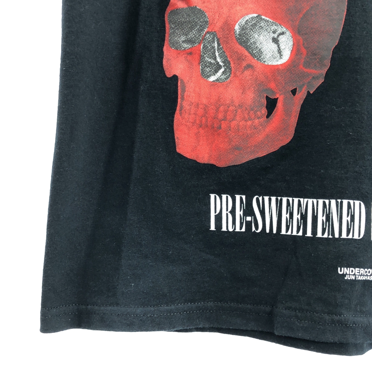 その他 スカルチェリー プリント Tシャツ