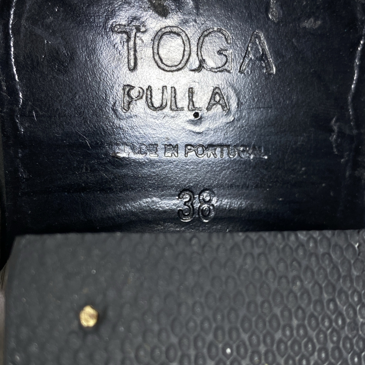 TOGA PULLA / トーガプルラ フォーメタル カウボーイブーツ