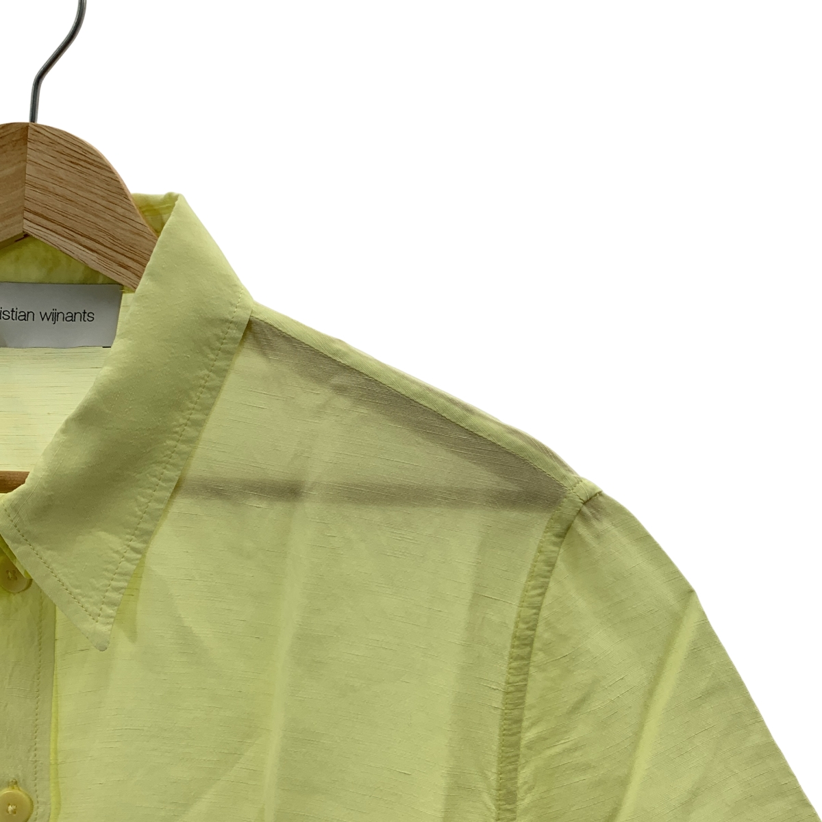 Christian Wijnants / クリスチャンワイナンツ ビスコース リネン スリット シャツ ブラウス