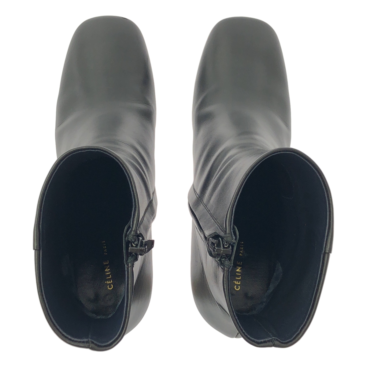 CELINE / セリーヌ フィービー期 BAMBAM バンバン メタルヒール レザー ショートブーツ