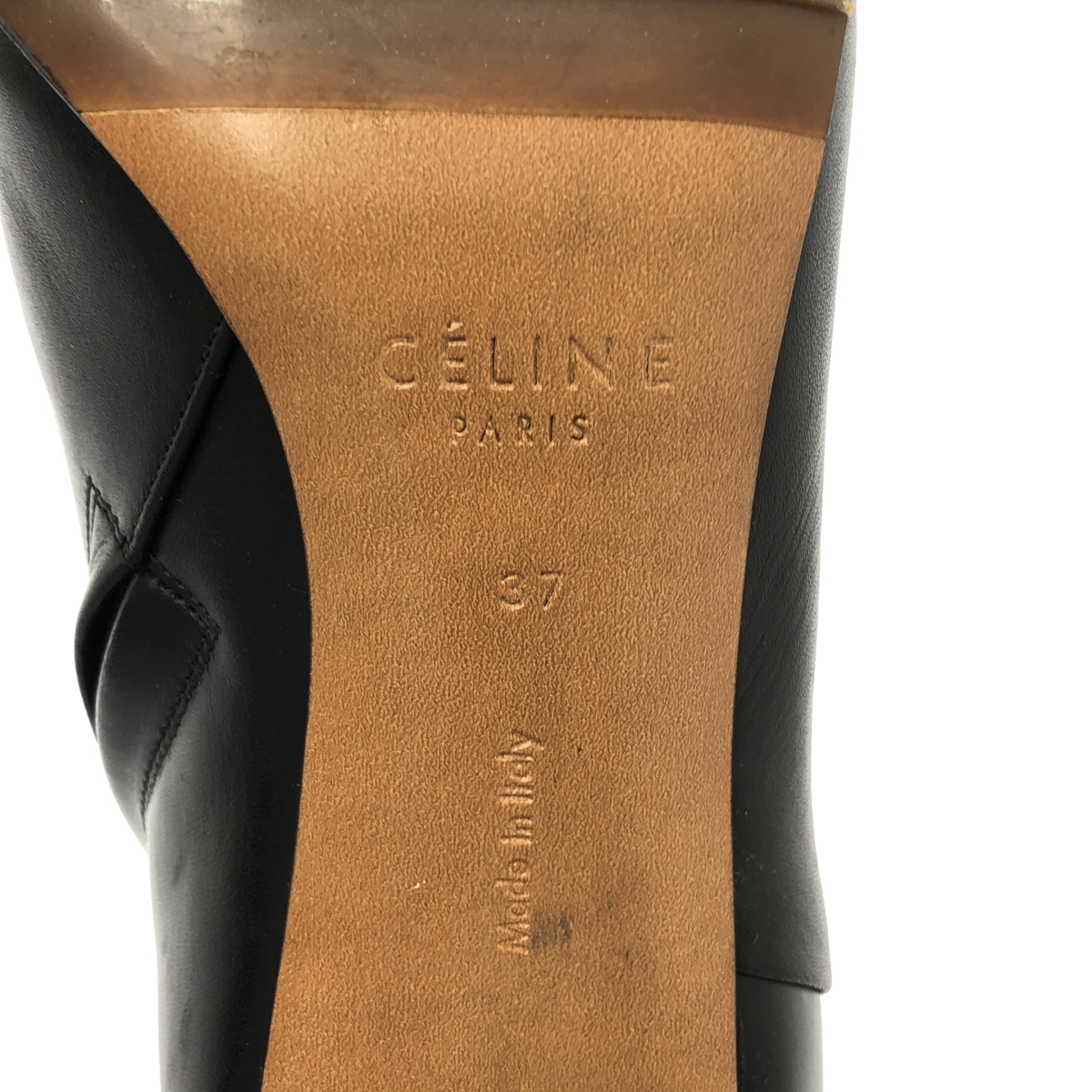 CELINE / セリーヌ フィービー期 BAMBAM バンバン メタルヒール レザー ショートブーツ