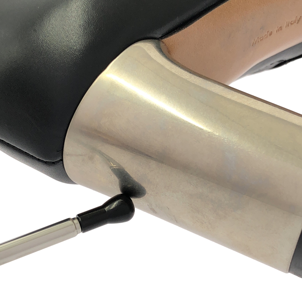 CELINE / セリーヌ フィービー期 BAMBAM バンバン メタルヒール レザー ショートブーツ