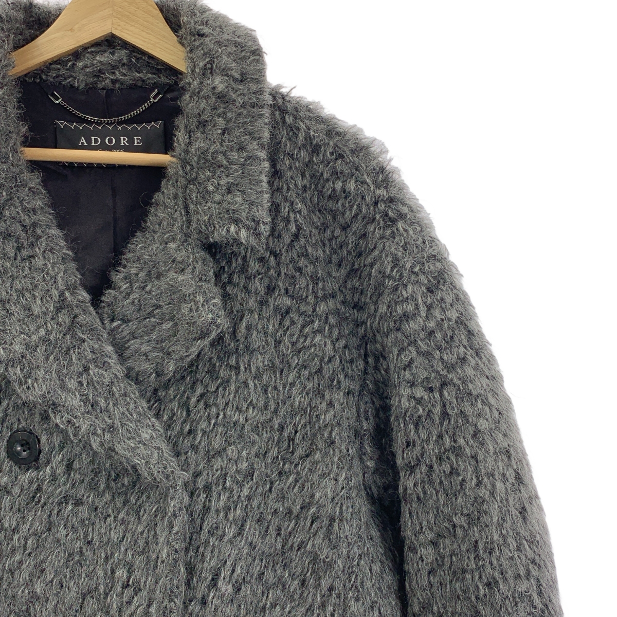 ADORE / アドーア シャギー ダブルブレスト チェスター コート