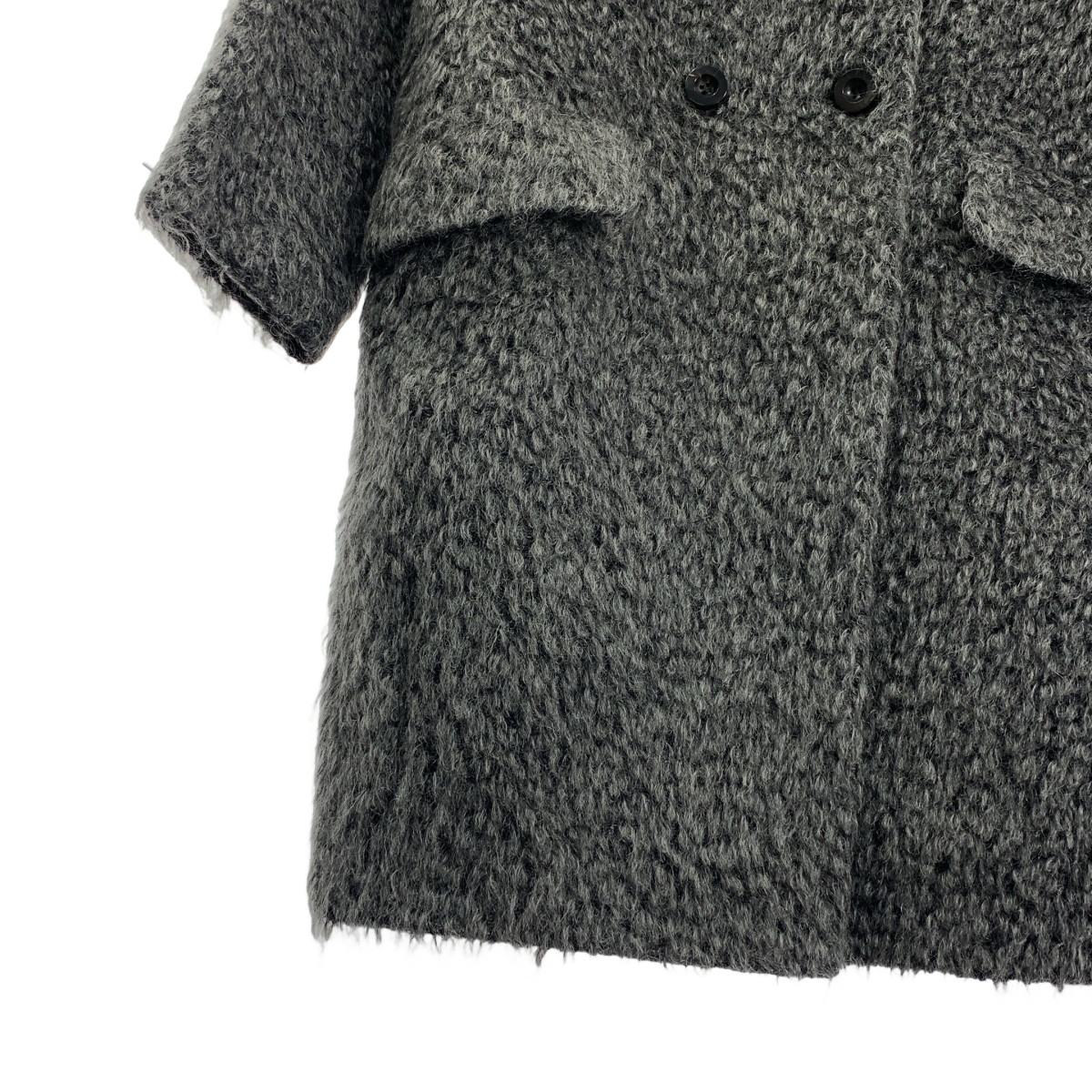 ADORE / アドーア シャギー ダブルブレスト チェスター コート