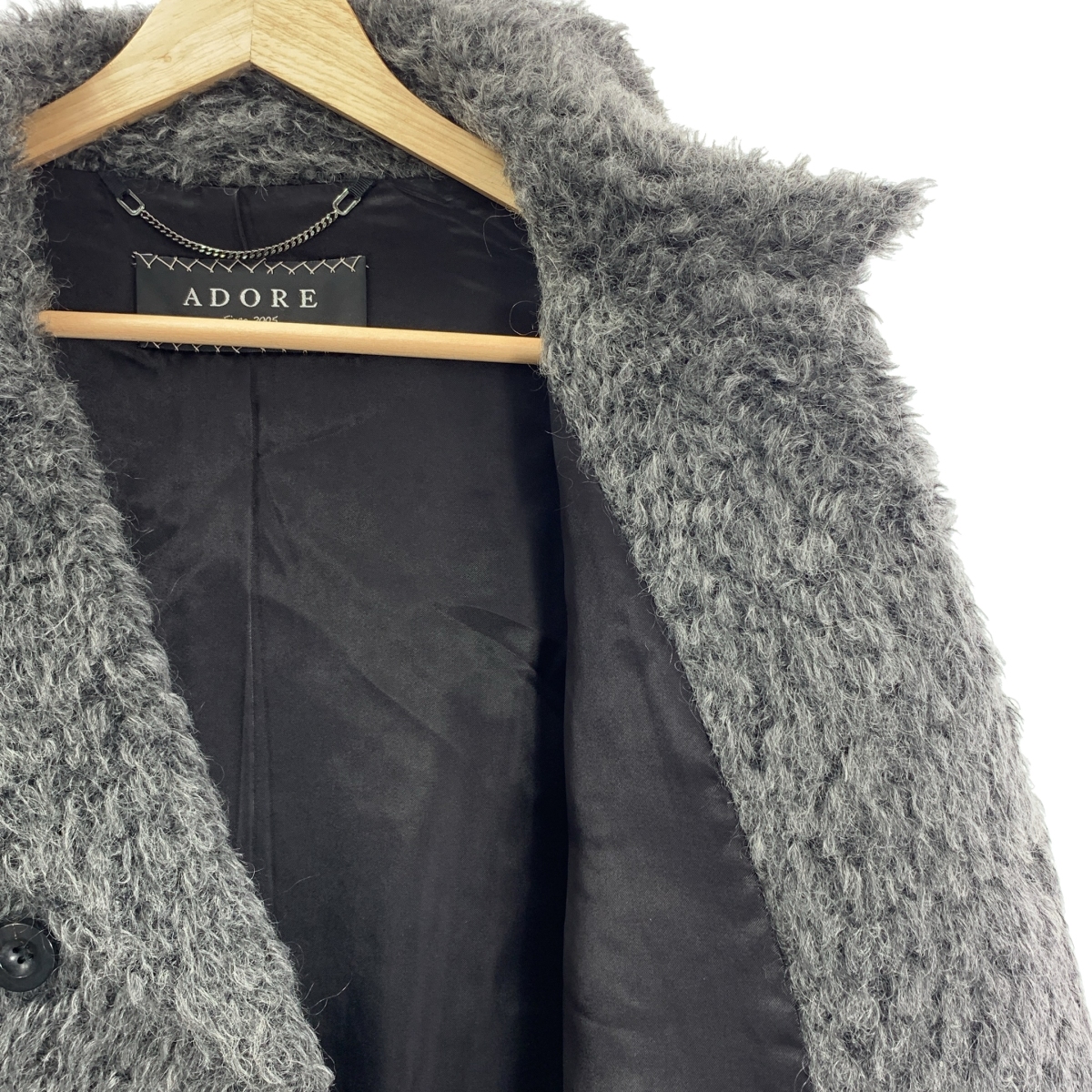 ADORE / アドーア シャギー ダブルブレスト チェスター コート