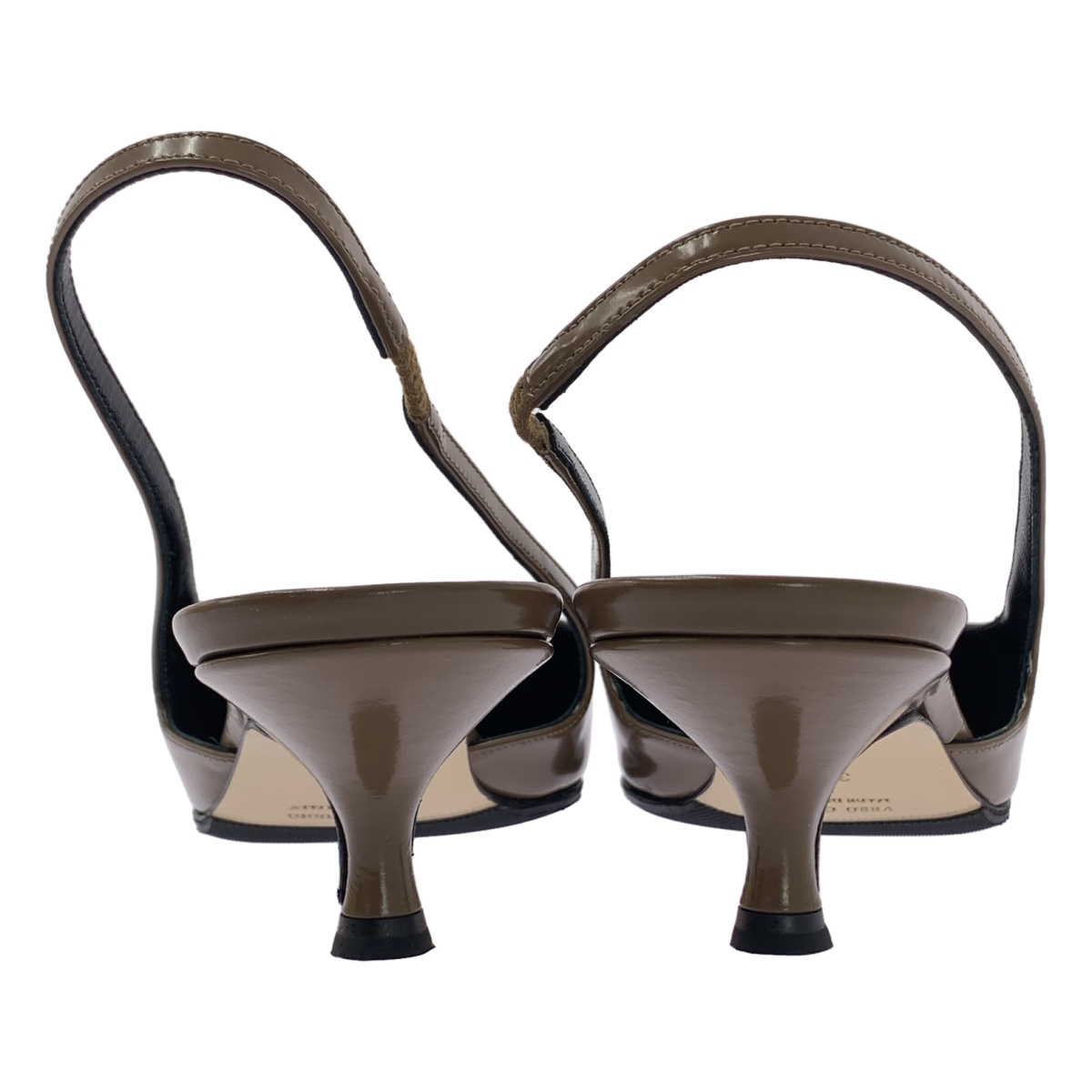 Deuxieme Classe / ドゥーズィエムクラス 【 BRENTELLA / ブレンテッラ 】AUDREY スリングバック レザー ポインテッドトゥ ストラップ ヒール パンプス