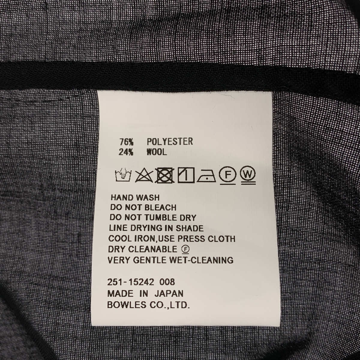 HYKE / ハイク ロゴボタン ボリュームスリーブ オープンカラー シャツ ブラウス