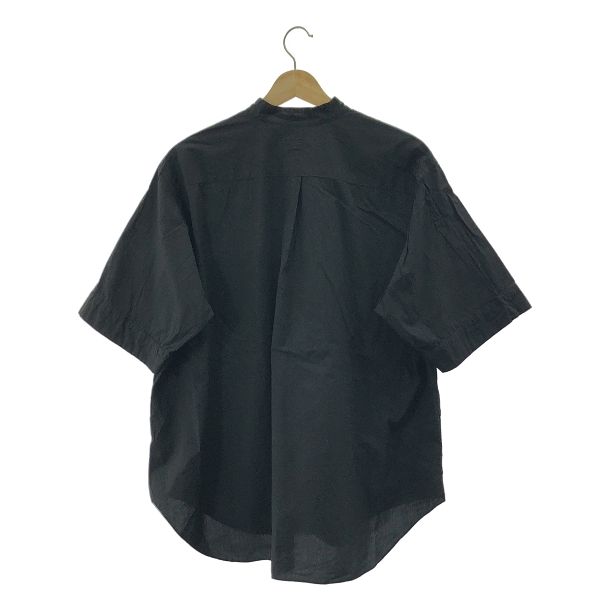 holk / ホーク コットン バンドカラーシャツ