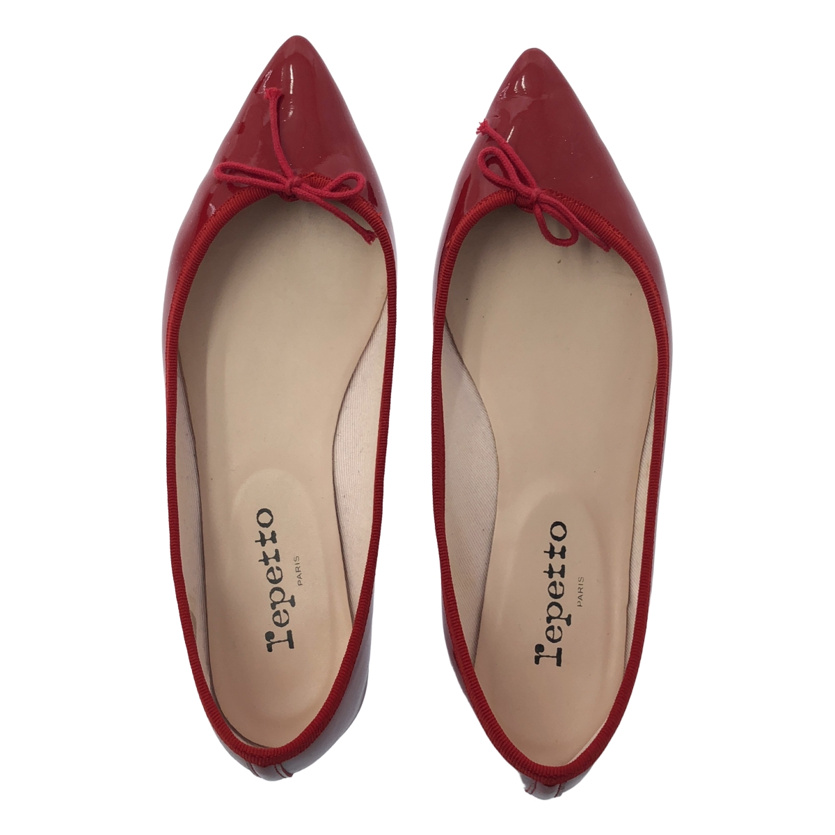 repetto / レペット パテントレザー ポインテッドトゥ パンプス