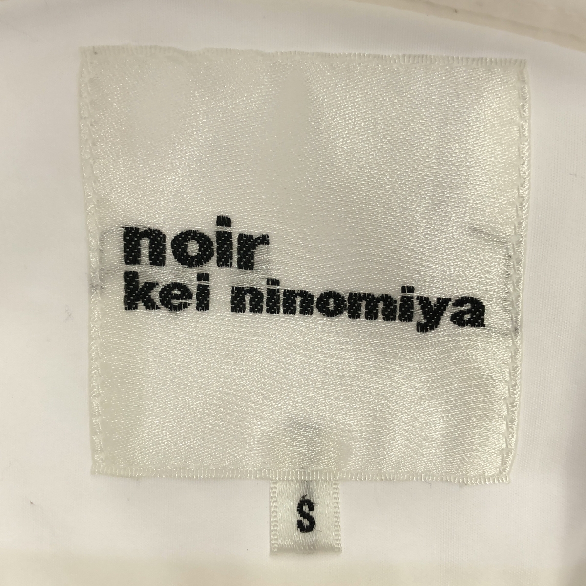 noir kei ninomiya / ノワールケイニノミヤ スタッズ コットン ロングスリーブシャツ