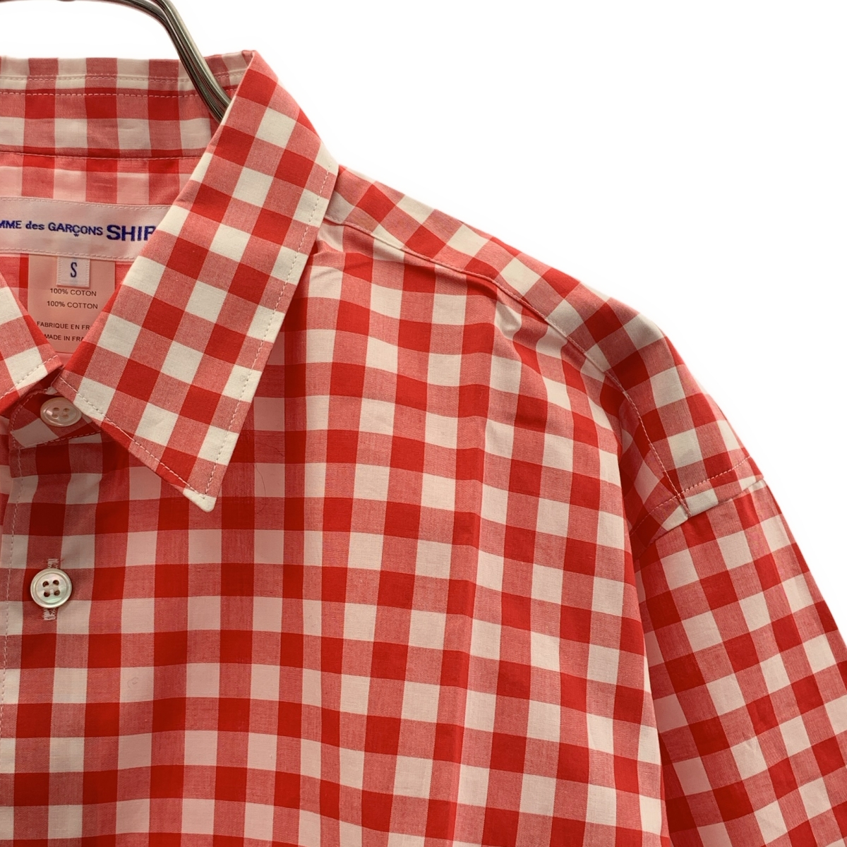 COMME des GARCONS SHIRT / コムデギャルソンシャツ FOREVER コットン チェック スタンダードシャツ