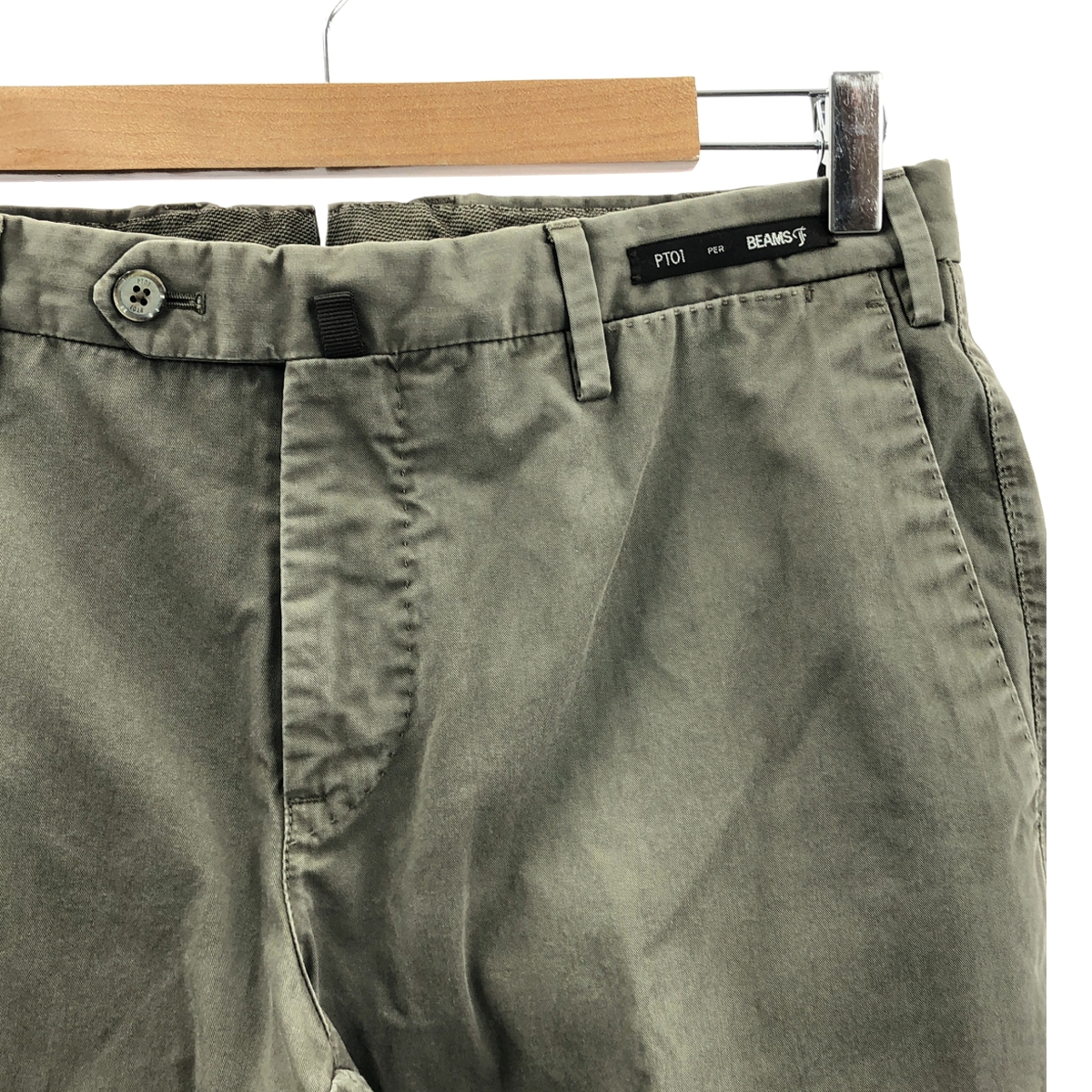 PT01 / ピーティーゼロウーノ × BEAMS F / ビームスエフ EVO FIT / チノ スラックス パンツ