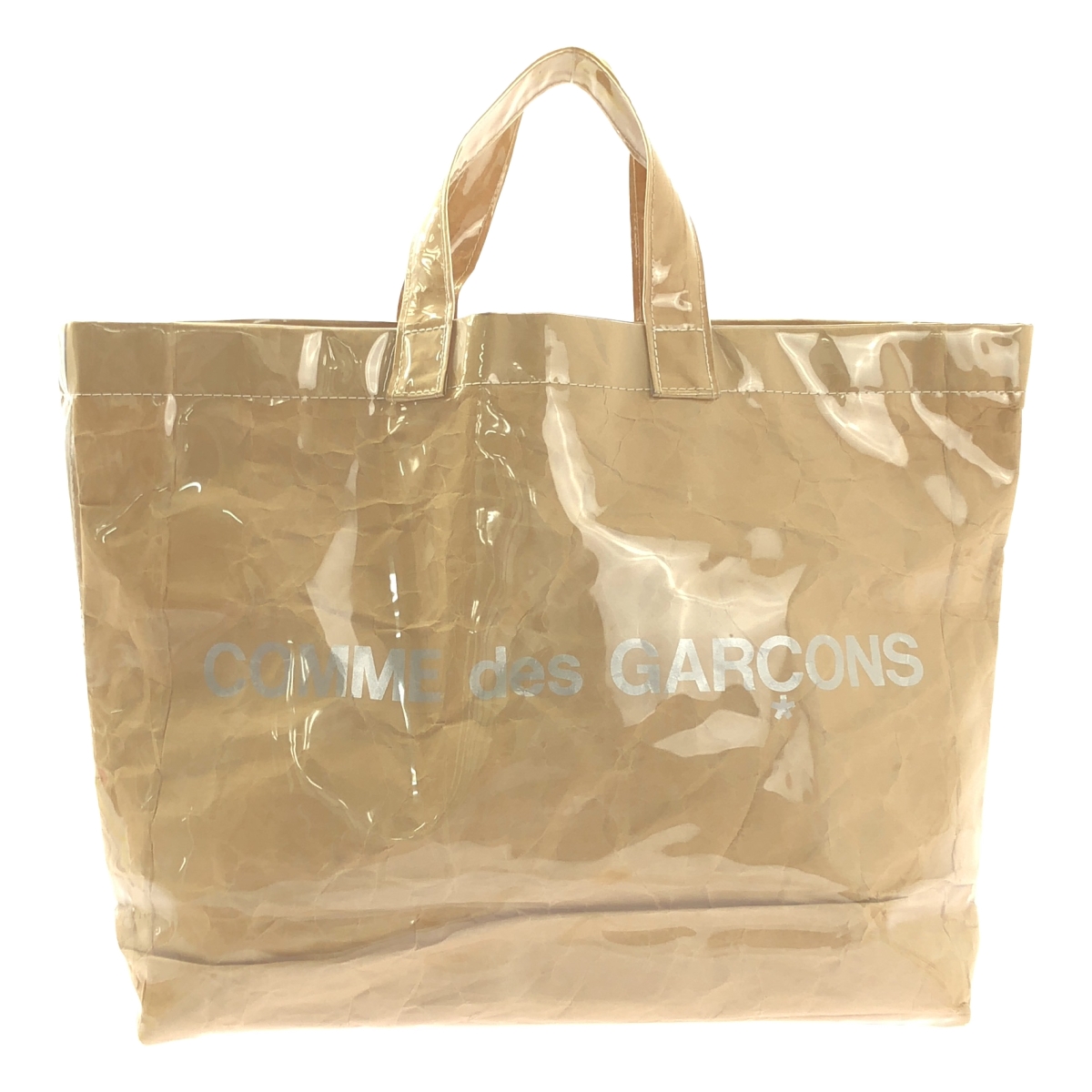 COMME des GARCONS / コムデギャルソン PVC ロゴ トートバッグ