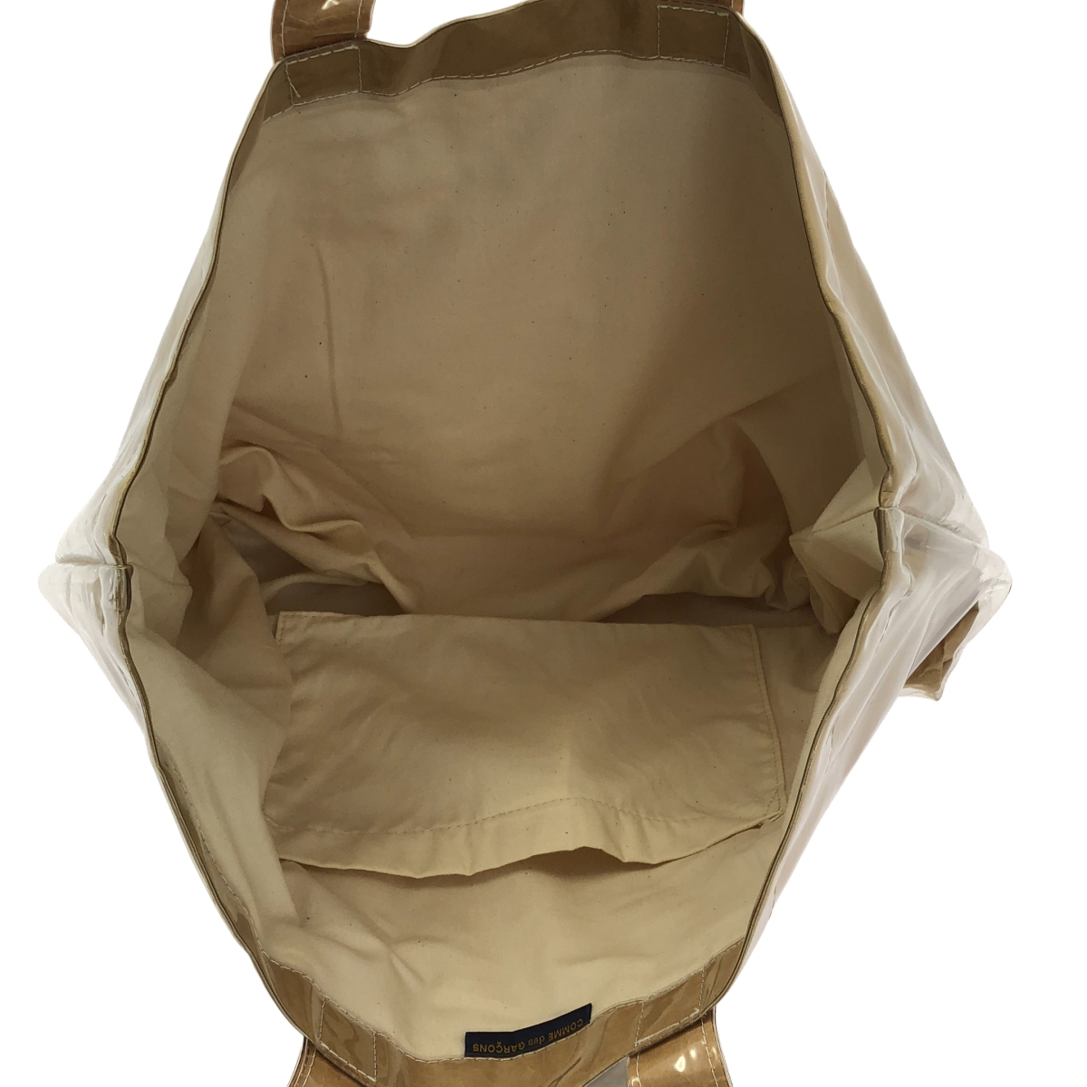 COMME des GARCONS / コムデギャルソン PVC ロゴ トートバッグ