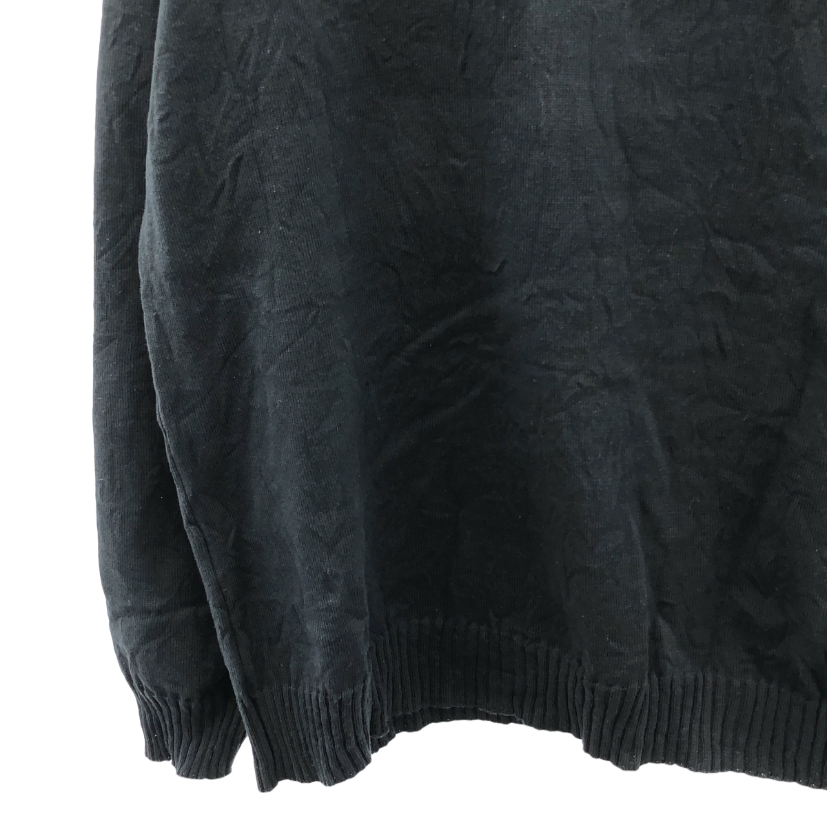 AURALEE / オーラリー WRINKLED DRY COTTON KNIT P/O シワ加工 コットン クルーネックニット