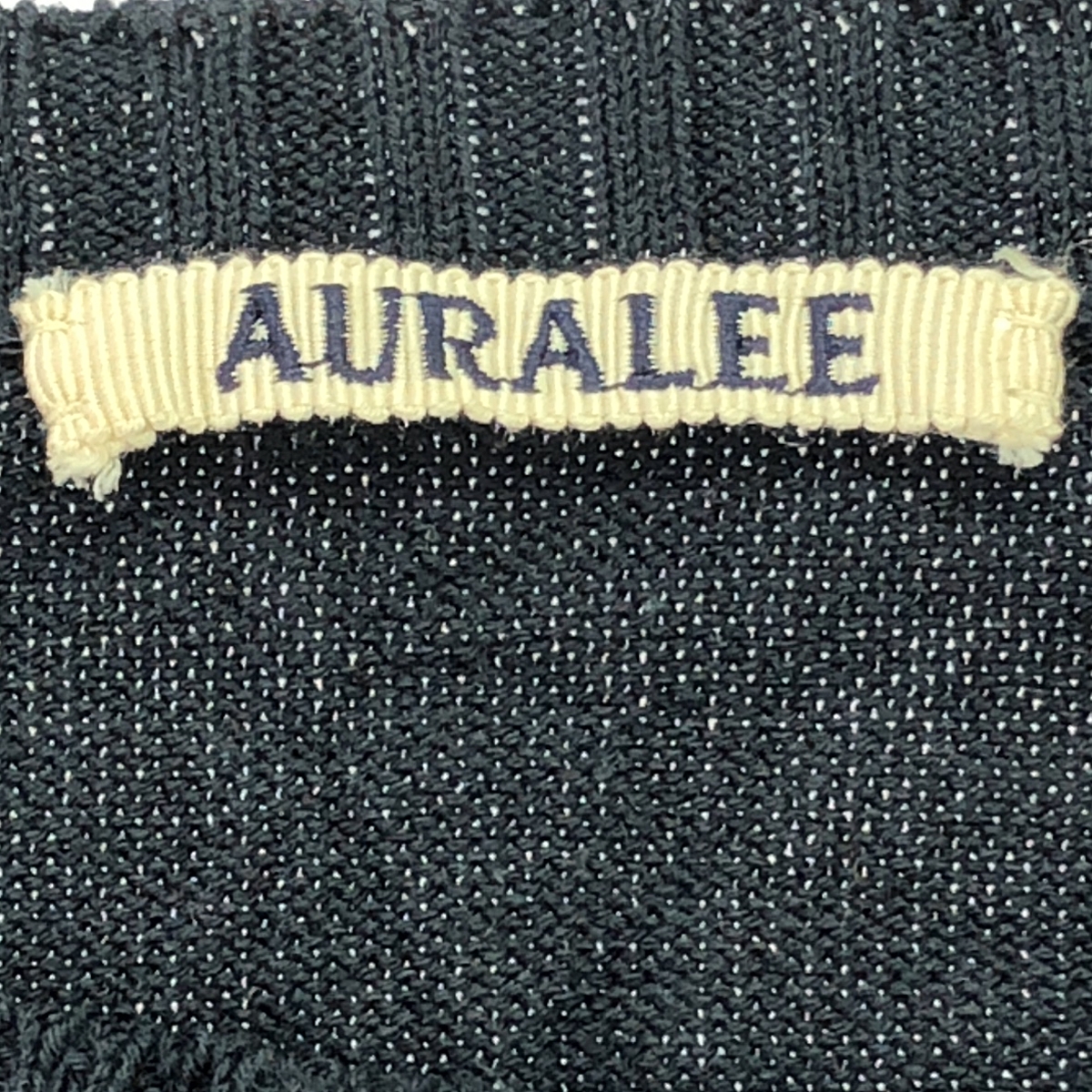 AURALEE / オーラリー WRINKLED DRY COTTON KNIT P/O シワ加工 コットン クルーネックニット