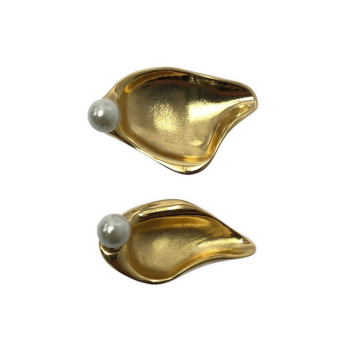 Mame Kurogouchi / マメクロゴウチ Organic motif Brass Earrings オーガニック モチーフ ブラス イヤリング ピアス 両耳用