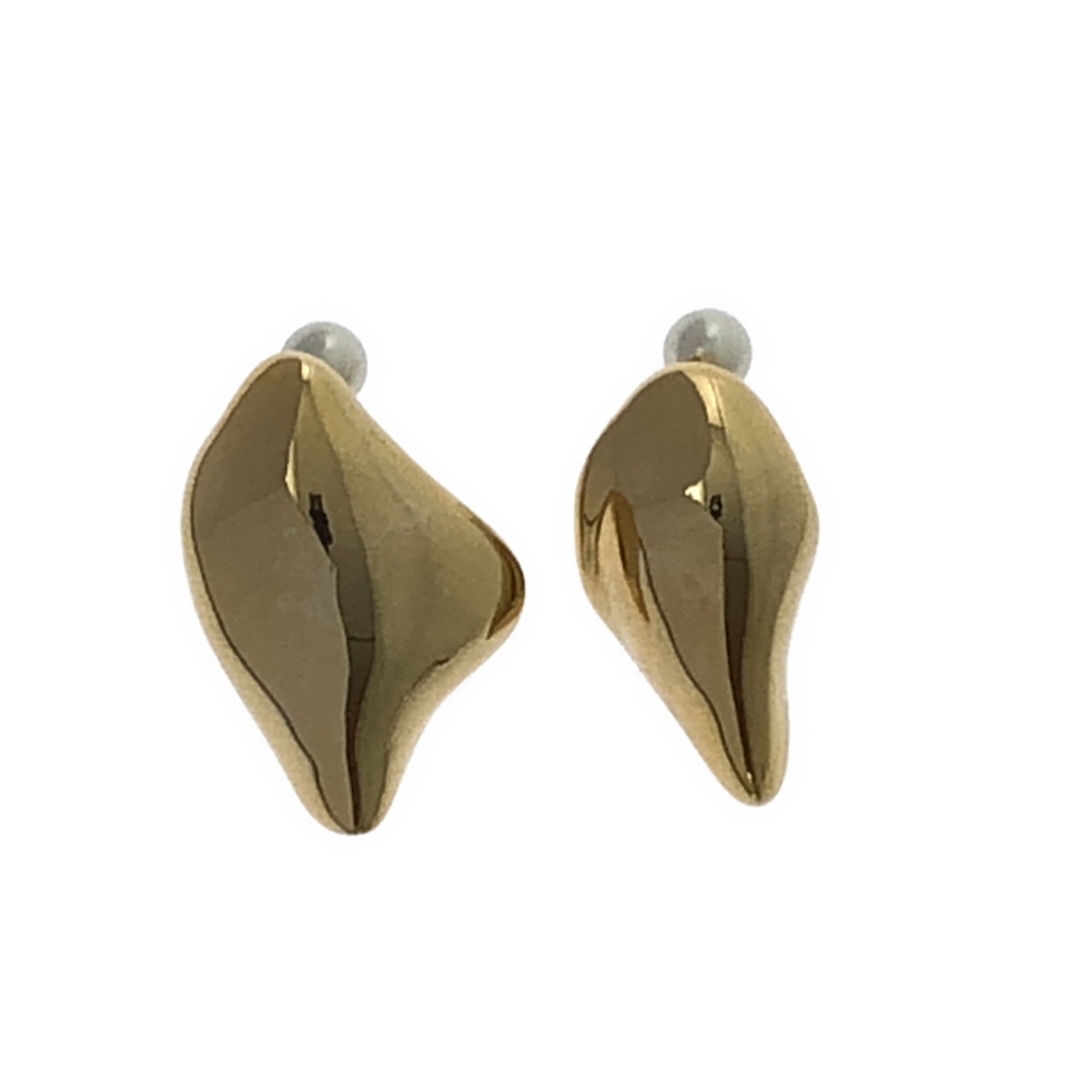 Mame Kurogouchi / マメクロゴウチ Organic motif Brass Earrings オーガニック モチーフ ブラス イヤリング ピアス 両耳用