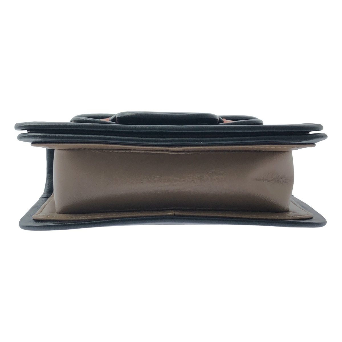 PIERRE HARDY / ピエールアルディ QV08 / アルファ 2way ショルダー付き レザー フラップ ハンドバッグ