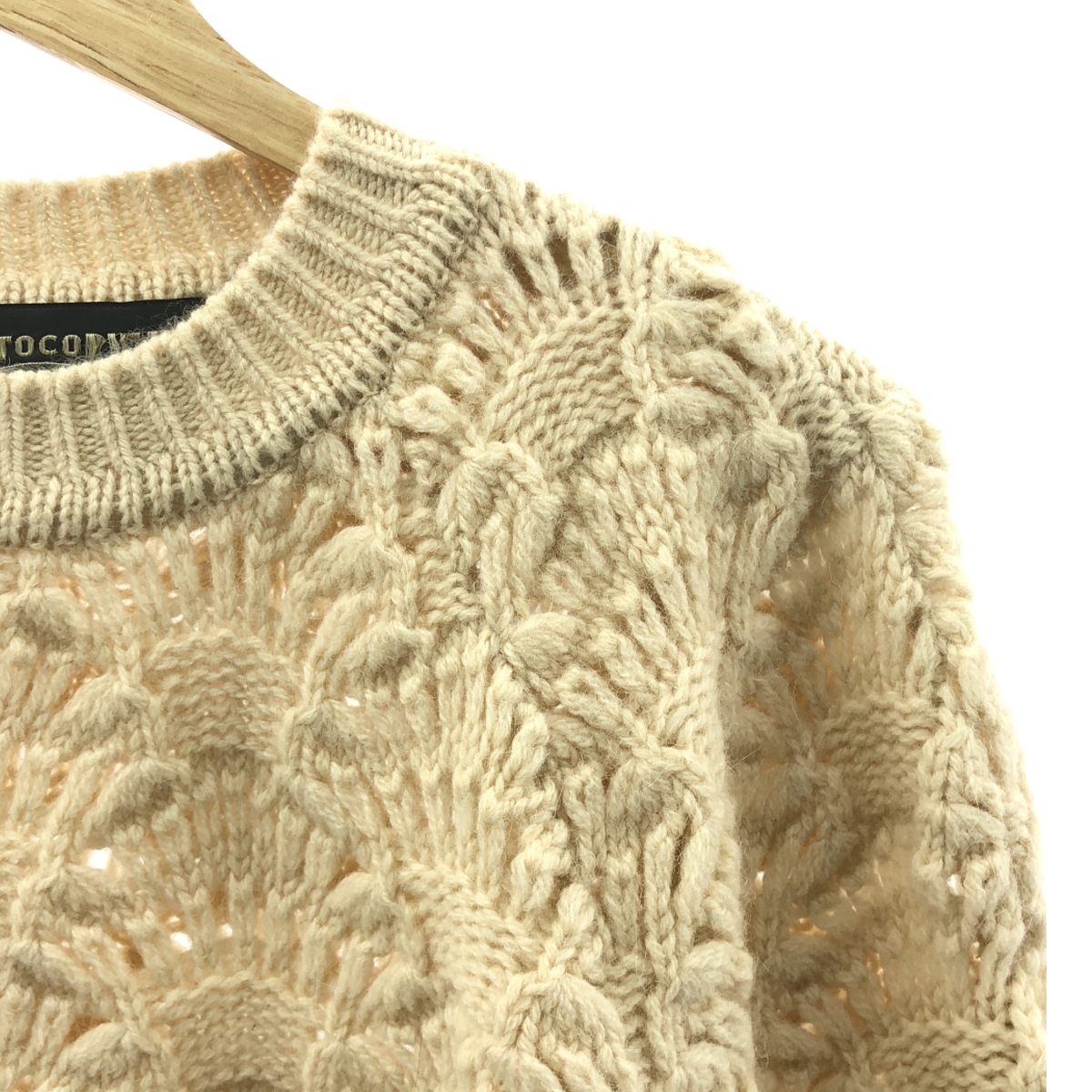 PHOTOCOPIEU / フォトコピュー CROCHET SWEATER LILA / アルパカ ウール クロシェニット ニット セーター