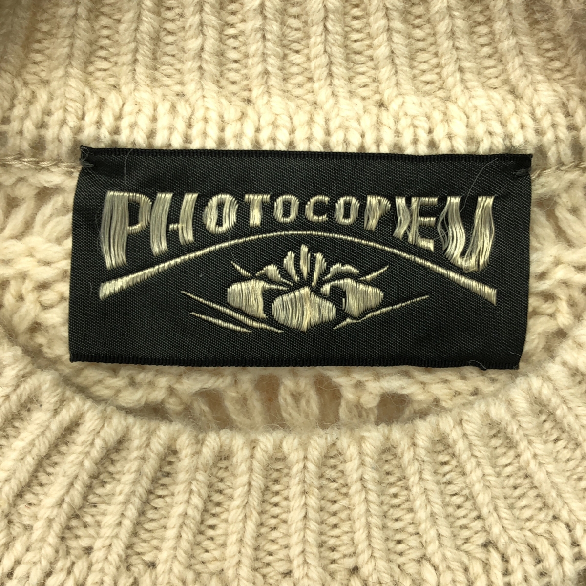PHOTOCOPIEU / フォトコピュー CROCHET SWEATER LILA / アルパカ ウール クロシェニット ニット セーター