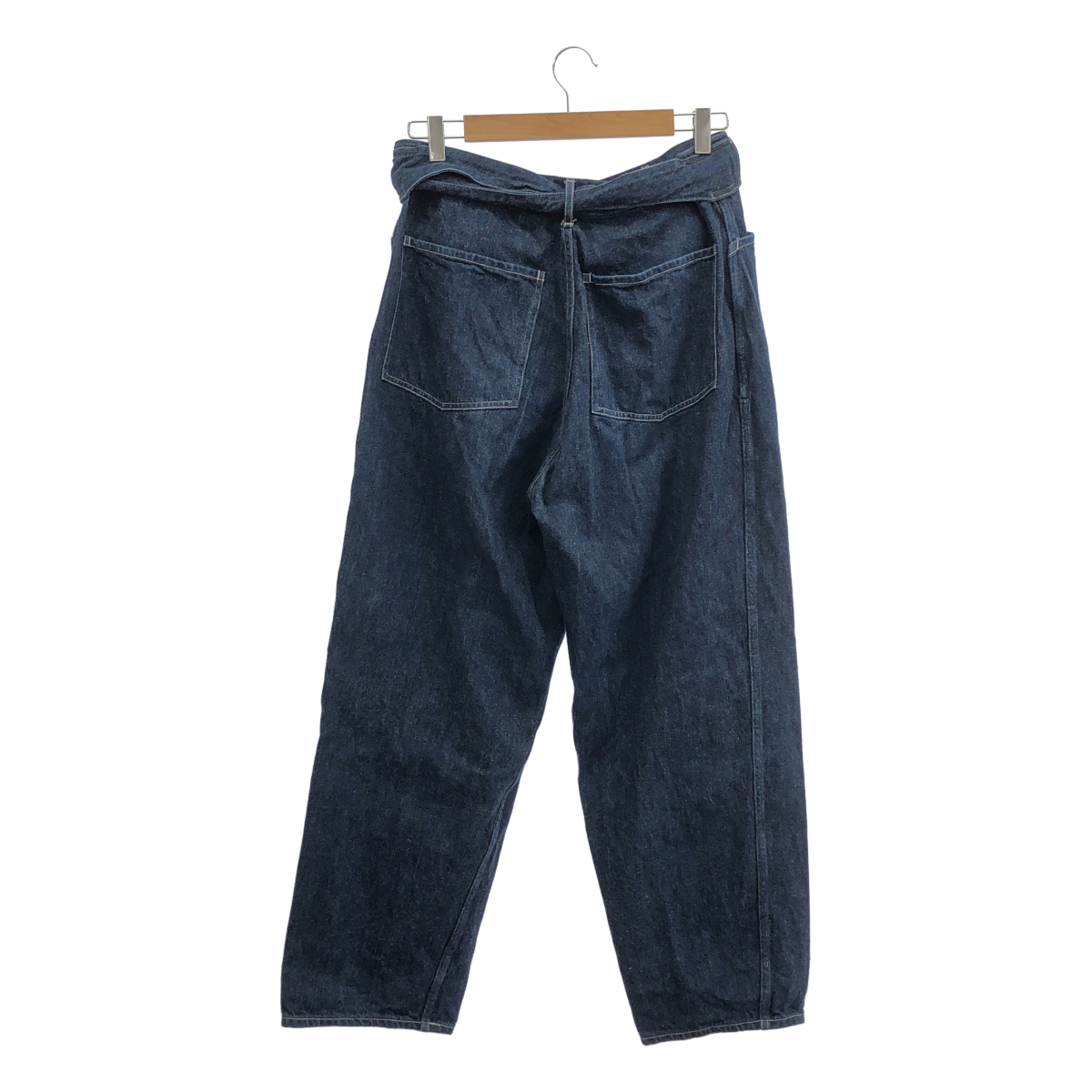 COMOLI / コモリ デニム ベルテッドパンツ