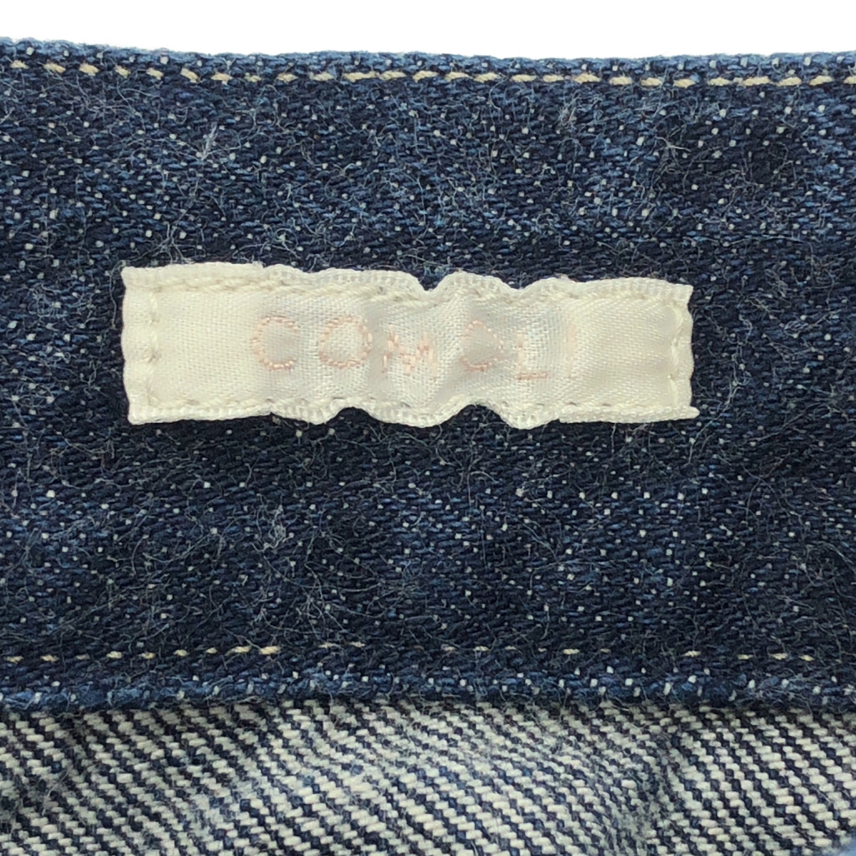 COMOLI / コモリ デニム ベルテッドパンツ