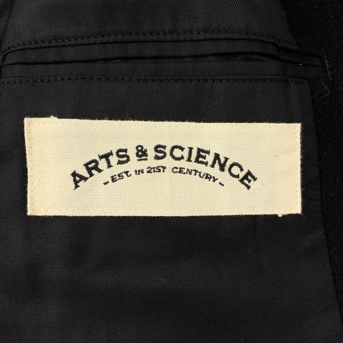 ARTS&SCIENCE / アーツアンドサイエンス ウールメルトン ピーコート