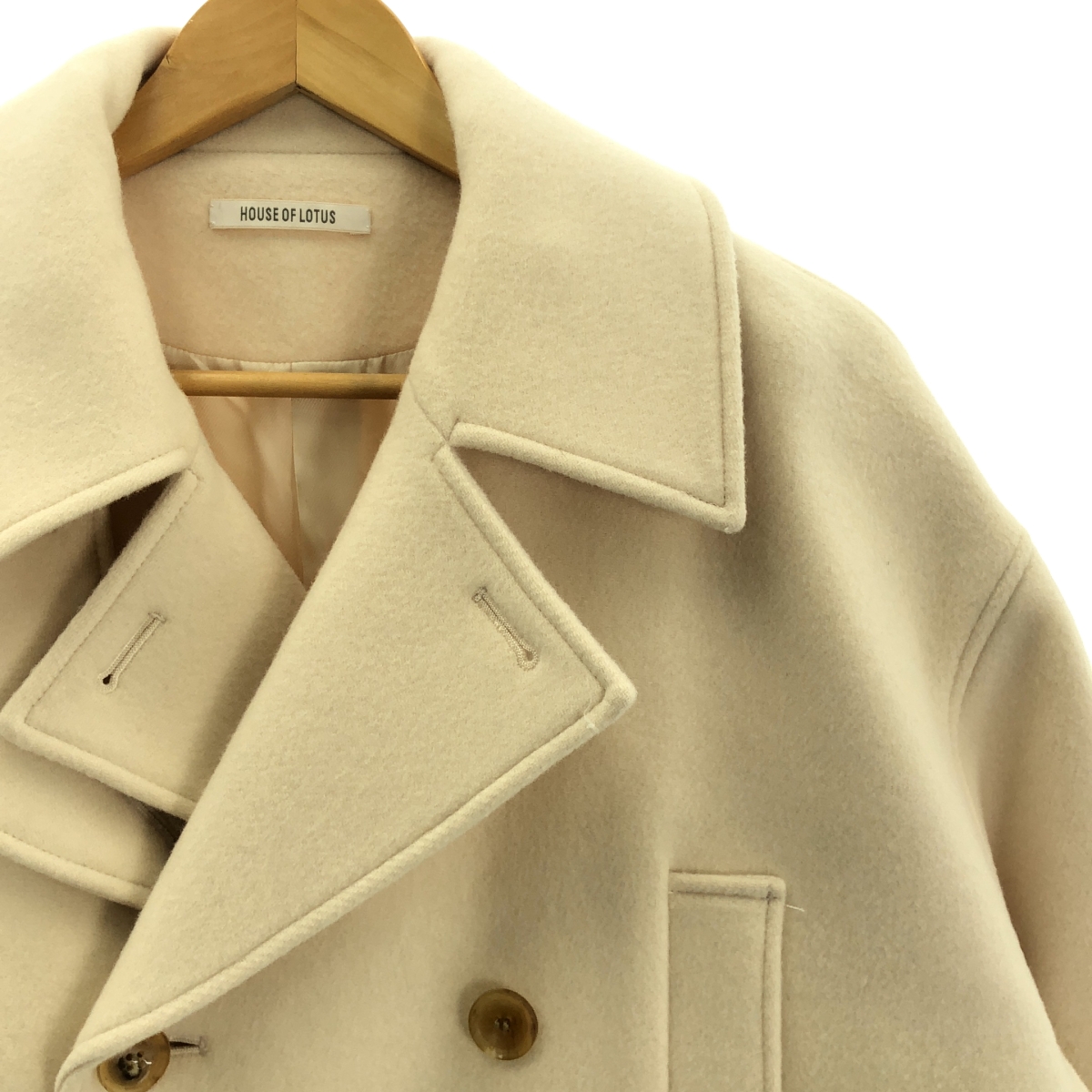 HOUSE OF LOTUS / ハウスオブロータス ダブルビーバー オーバーサイズ Pコート