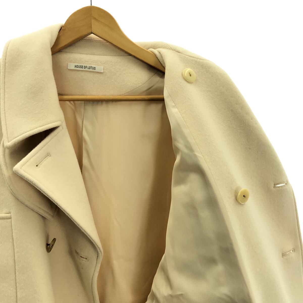 HOUSE OF LOTUS / ハウスオブロータス ダブルビーバー オーバーサイズ Pコート