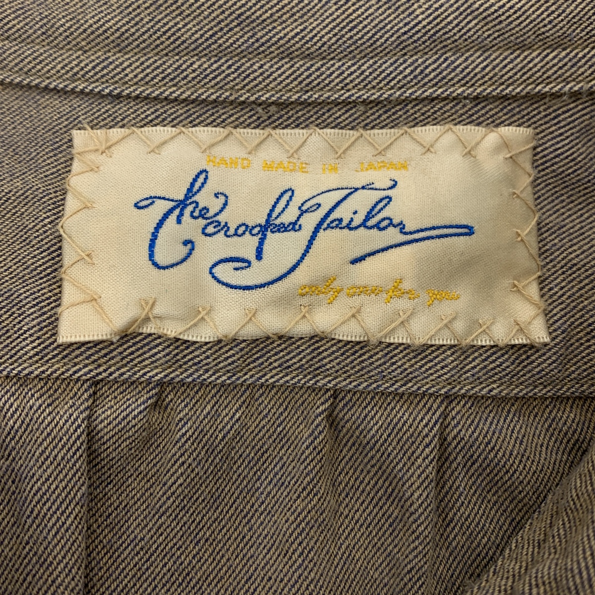 The crooked Tailor / ザクルーキッドテーラー コットン レギュラーカラーシャツ