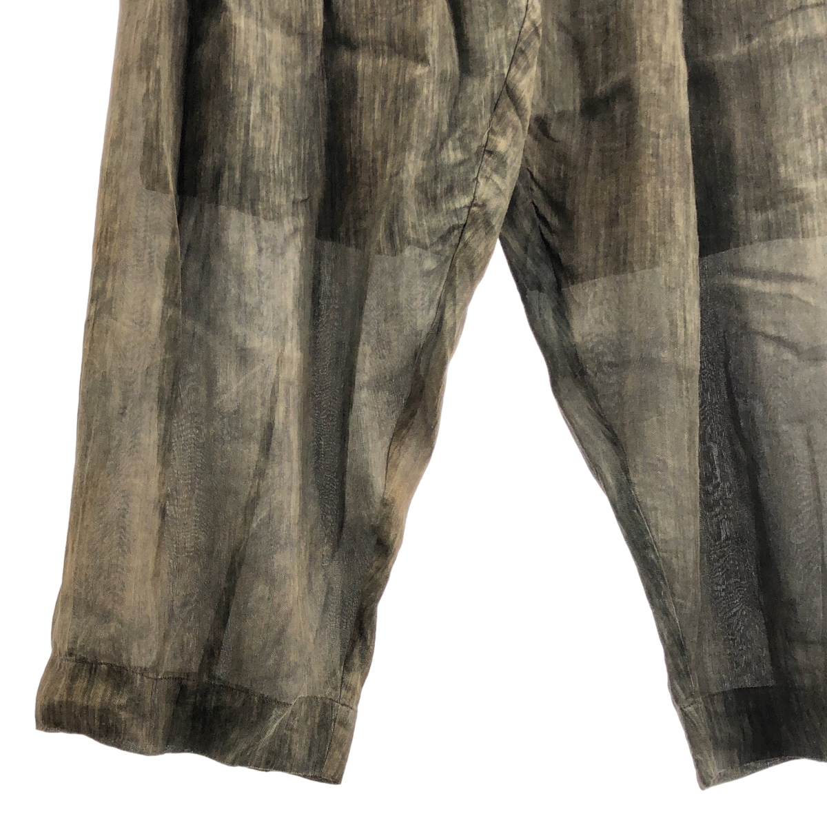 ziggy chen / ジギーチェン CLASSIC PLEATED WIDE TROUSERS / タック ワイド スラックス パンツ / 裏地付き