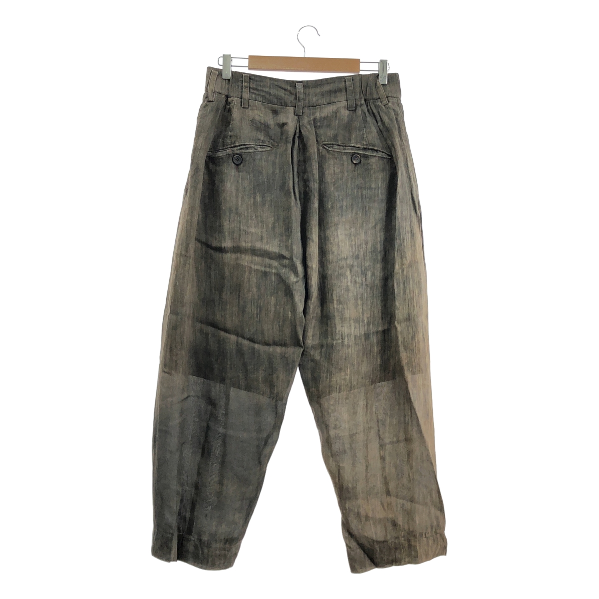 ziggy chen / ジギーチェン CLASSIC PLEATED WIDE TROUSERS / タック ワイド スラックス パンツ / 裏地付き