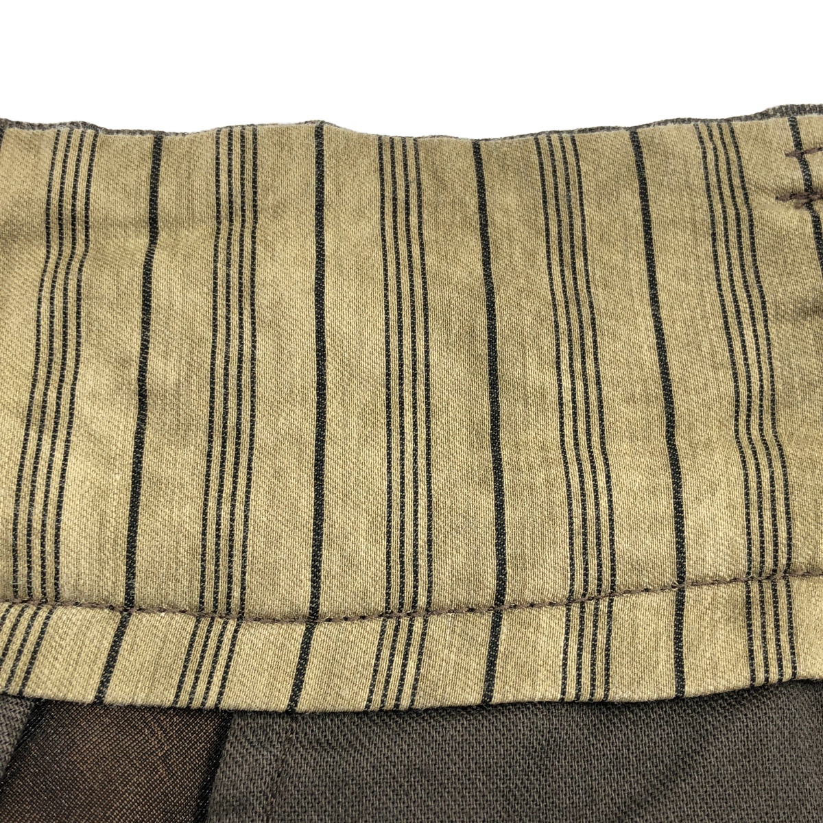 ziggy chen / ジギーチェン CLASSIC PLEATED WIDE TROUSERS / タック ワイド スラックス パンツ / 裏地付き