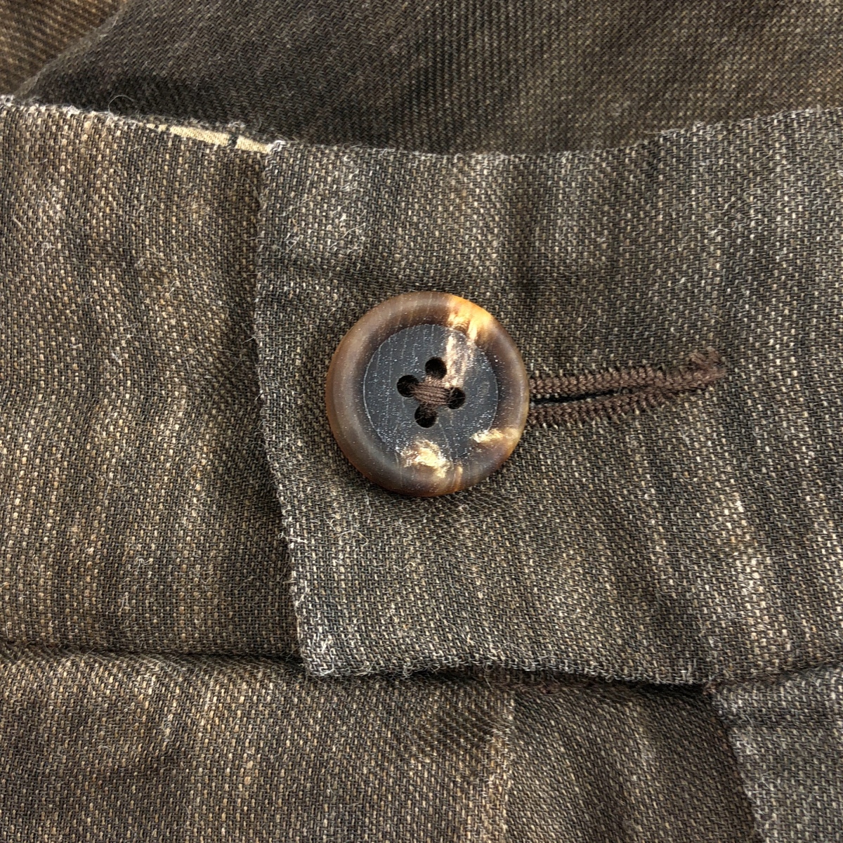 ziggy chen / ジギーチェン CLASSIC PLEATED WIDE TROUSERS / タック ワイド スラックス パンツ / 裏地付き